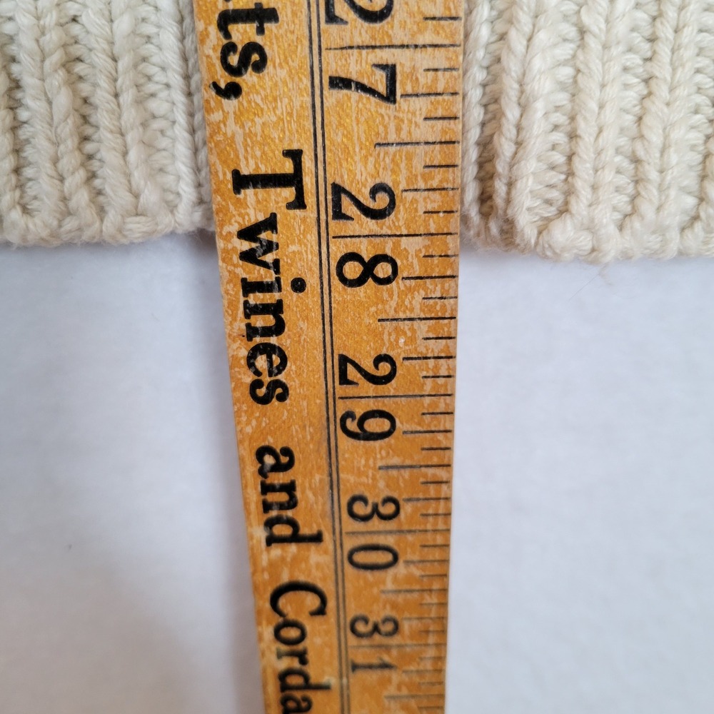 Free People Womens Montana Cable Knit Grandpa Cardigan Sweater Size XS Beige - Picture 9 of 10